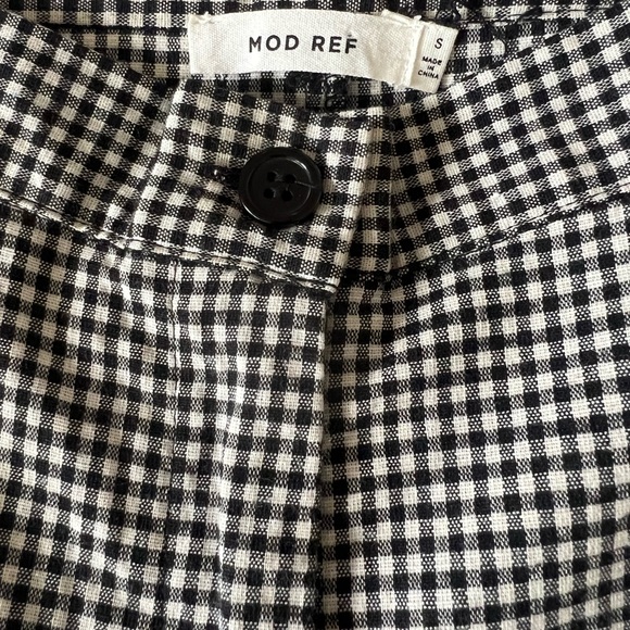 Mod Ref Plaid Black And White Pants - Picture 4 of 4